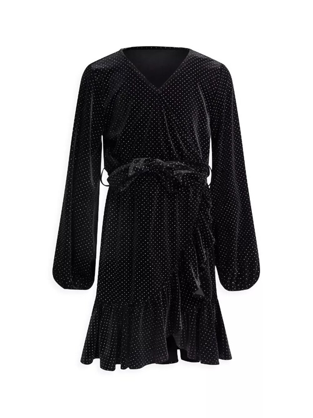 Bardot Junior Girl’s Velour Wrap Dress Size 10 US New With Tag - Picture 2 of 7